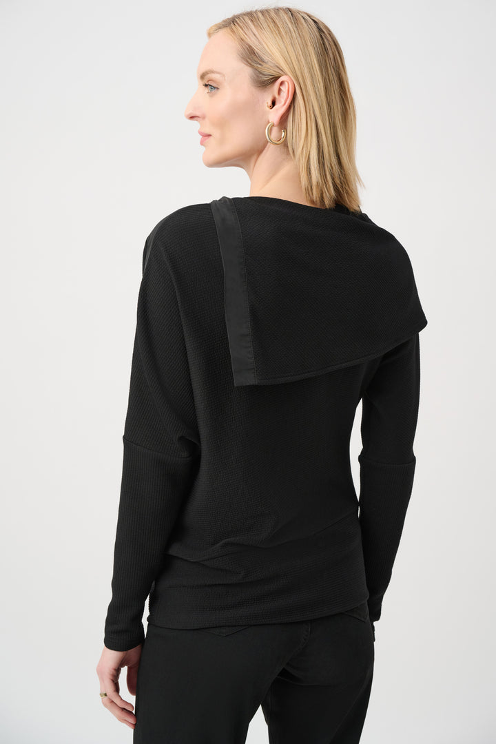 Jacquard Sweater Boxy Top Style 263112