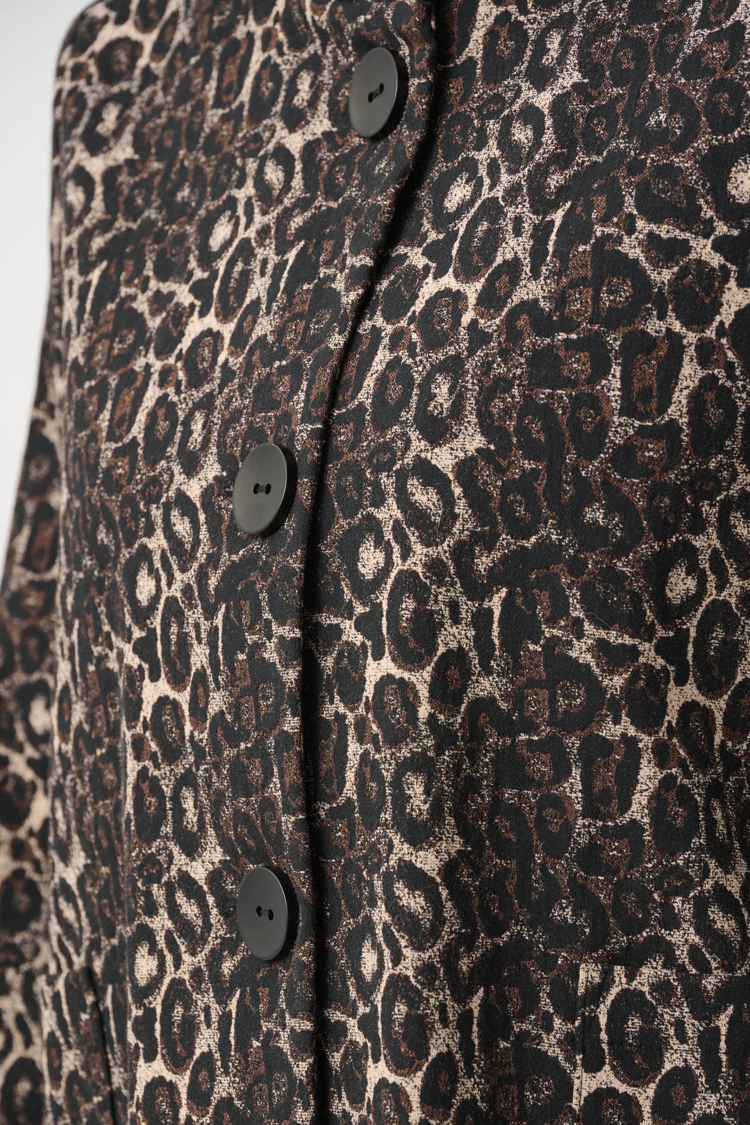 Jacquard Animal Print Trapeze Jacket Style 263124