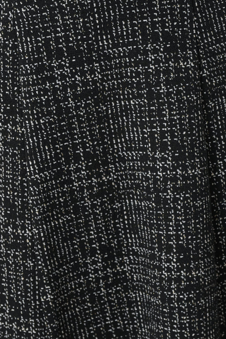 Lurex Jacquard Check A-Line Dress Style 263131
