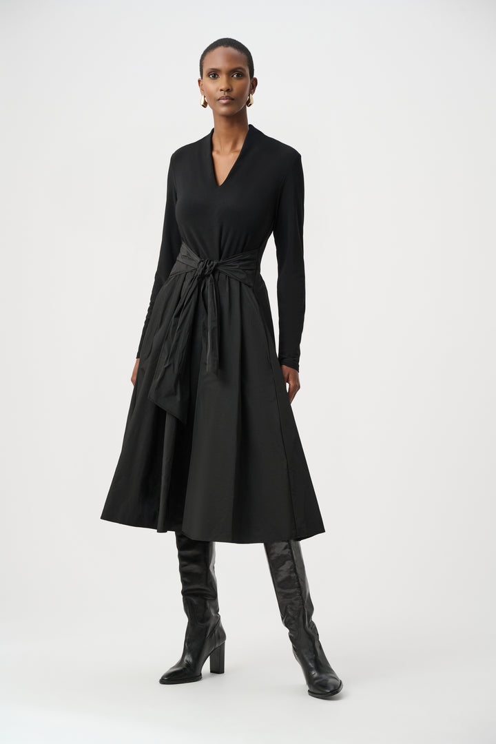 Silky Knit and Memory Fit and Flare Dress Style 263145