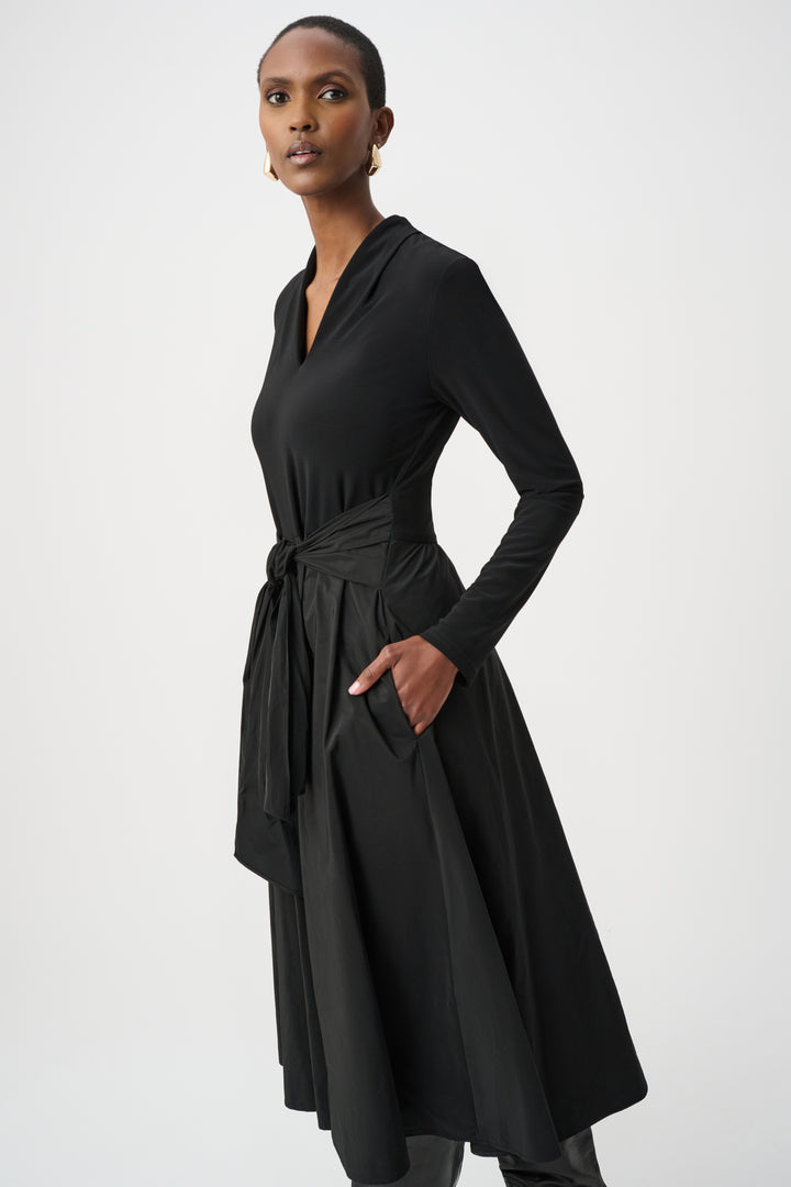Silky Knit and Memory Fit and Flare Dress Style 263145