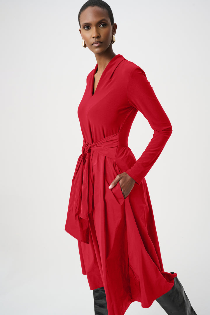 Silky Knit and Memory Fit and Flare Dress Style 263145