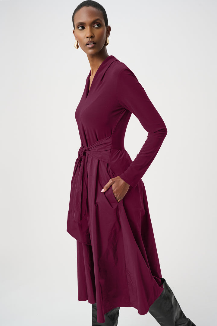 Silky Knit and Memory Fit and Flare Dress Style 263145