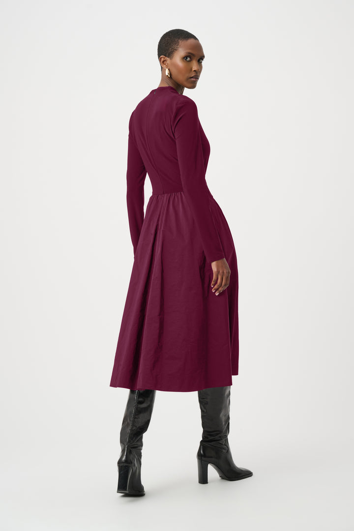 Silky Knit and Memory Fit and Flare Dress Style 263145