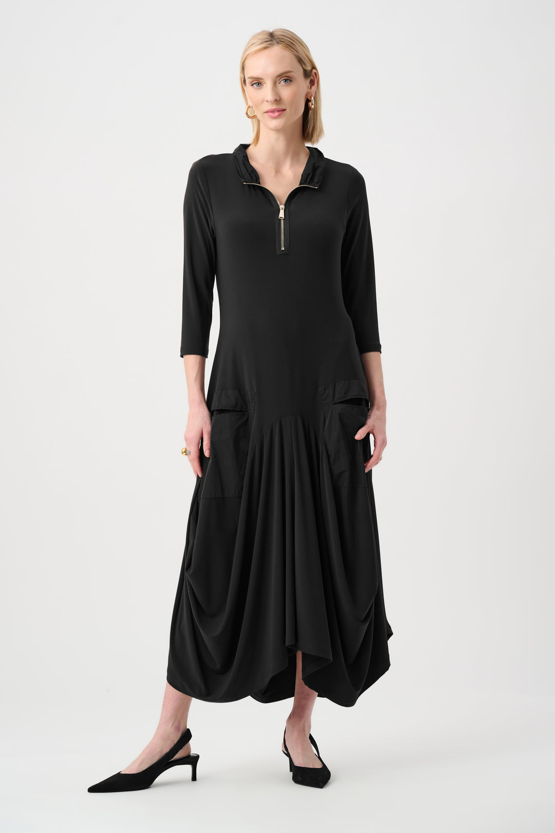 Silky Knit And Memory Cocoon Dress Style 263159