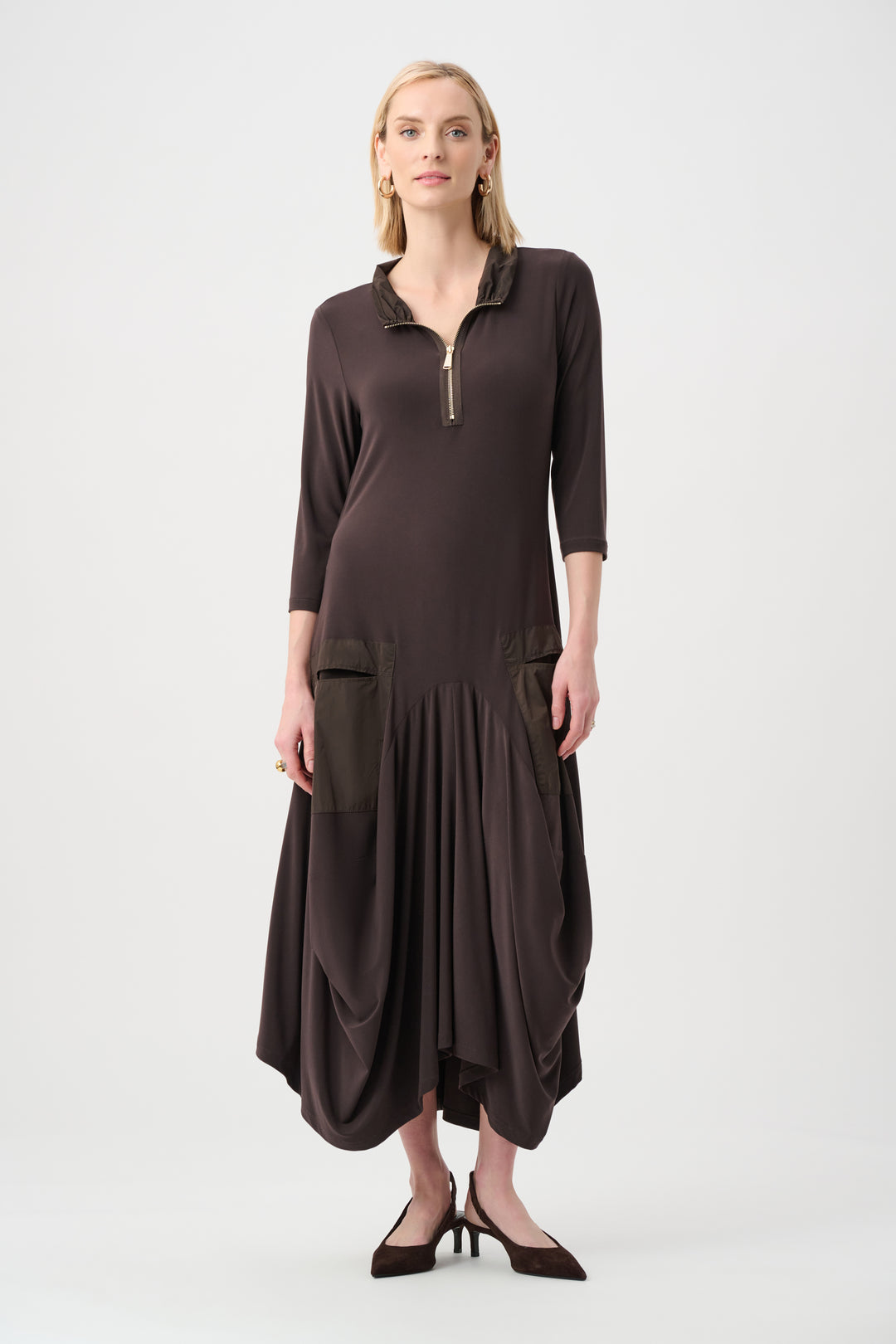 Silky Knit And Memory Cocoon Dress Style 263159