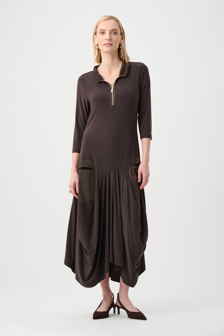 Silky Knit And Memory Cocoon Dress Style 263159