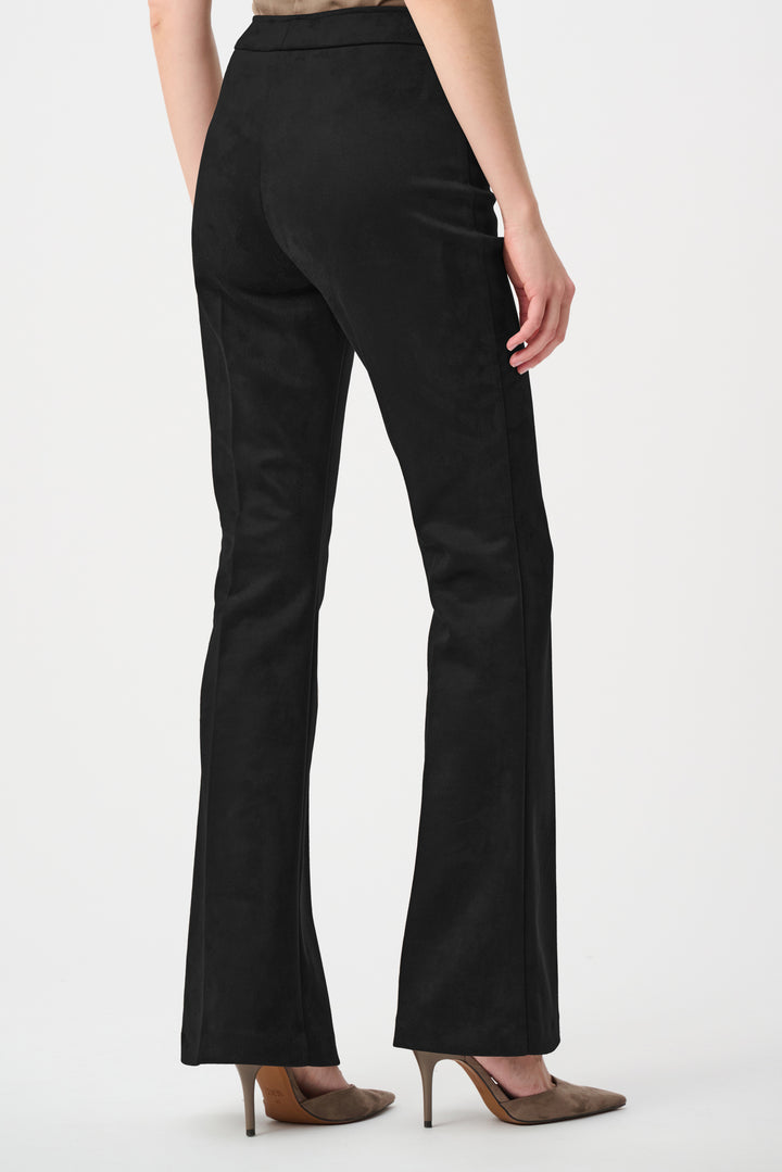 Scuba Suede Flared Pull-On Pants Style 263160