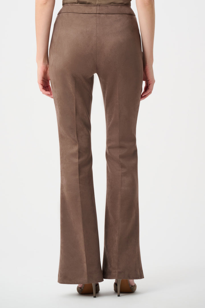 Scuba Suede Flared Pull-On Pants Style 263160