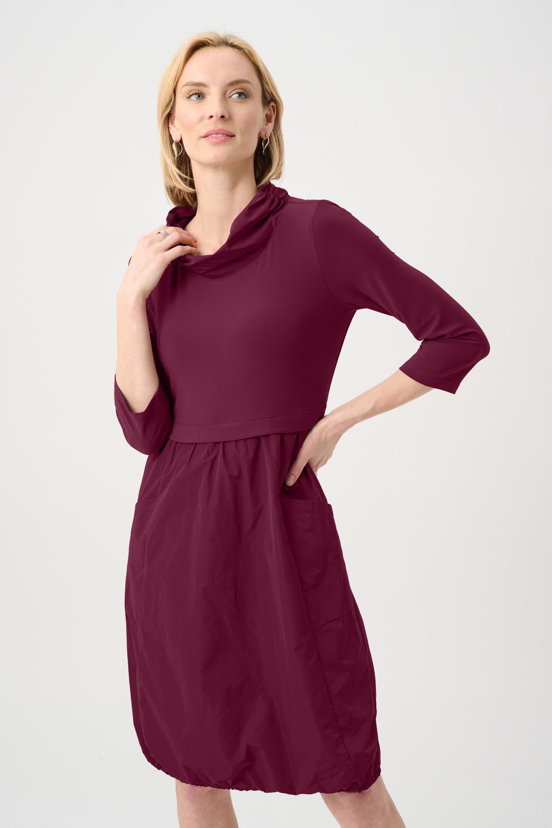 Silky Knit and Memory Cocoon Dress Style 263170