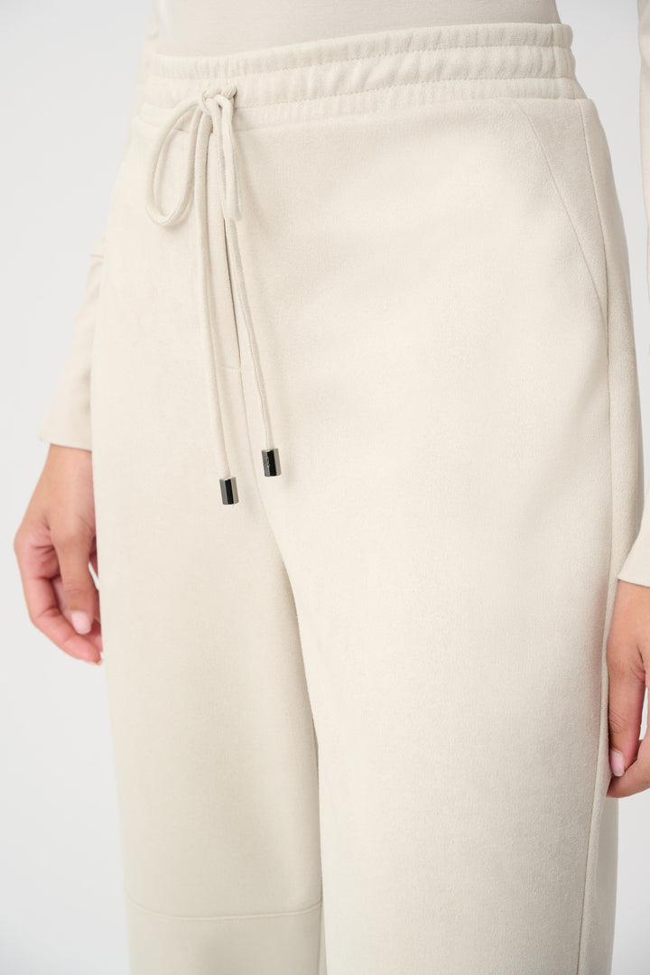 Scuba Suede Wide Leg Pull-On Pants Style 263191
