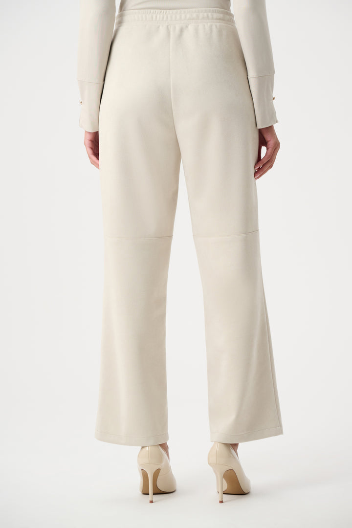 Scuba Suede Wide Leg Pull-On Pants Style 263191