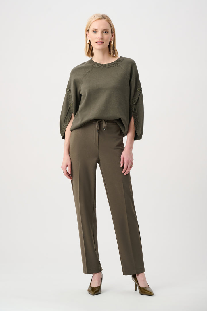 Scuba Crepe Straight Pull-On Pants Style 263194
