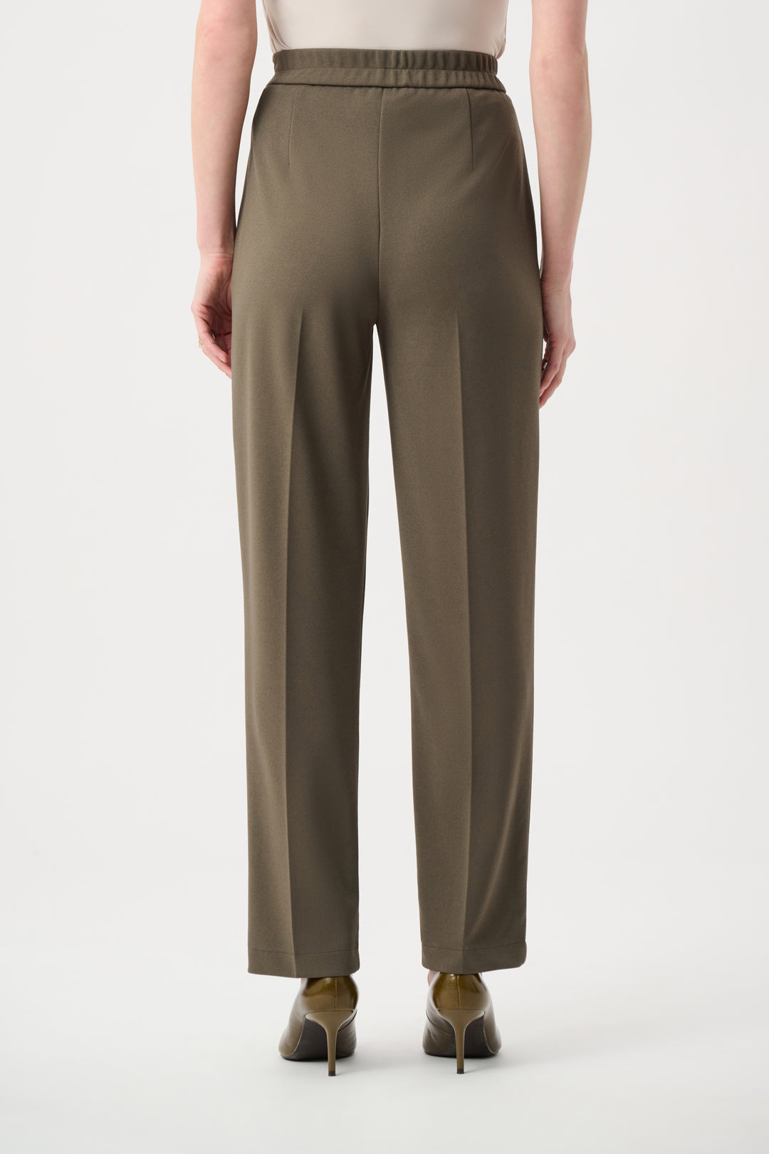 Scuba Crepe Straight Pull-On Pants Style 263194