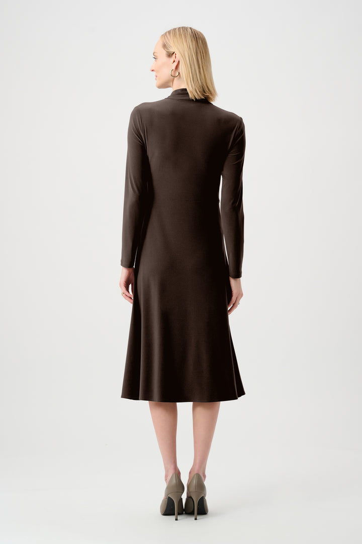Melange Silky Knit Wrap Dress Style 263211
