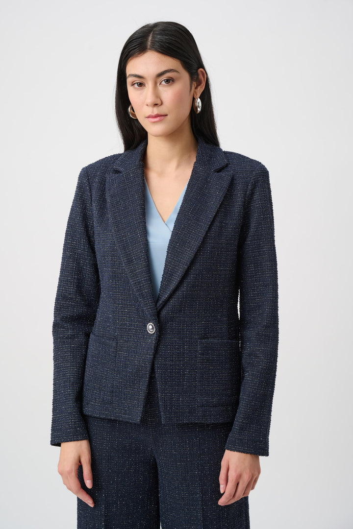 Lurex Boucle Fitted Blazer Style 263214