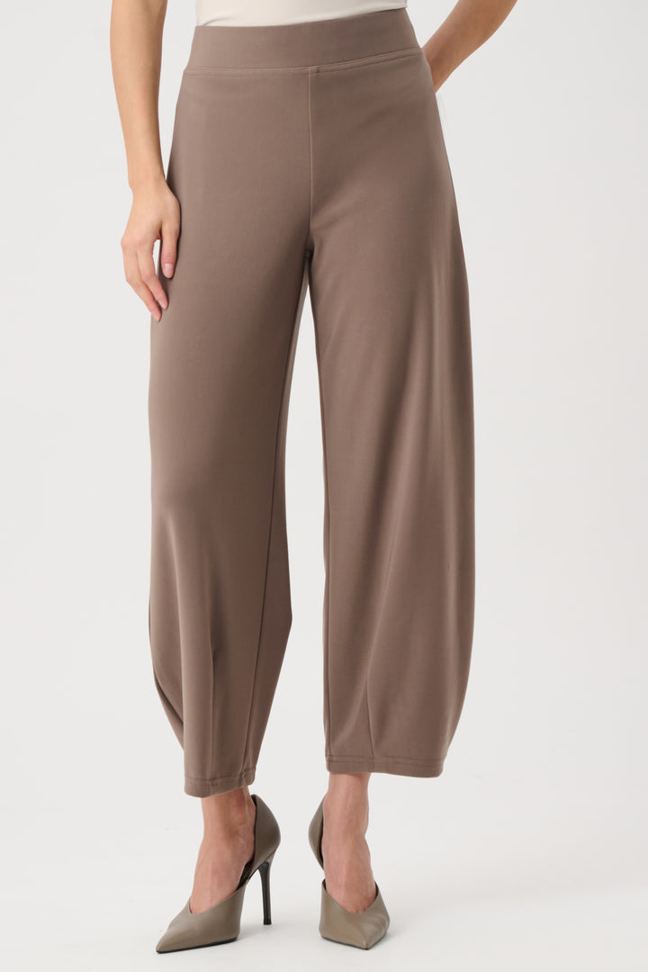Melange Silky Knit Balloon Pull-On Pants Style 263217