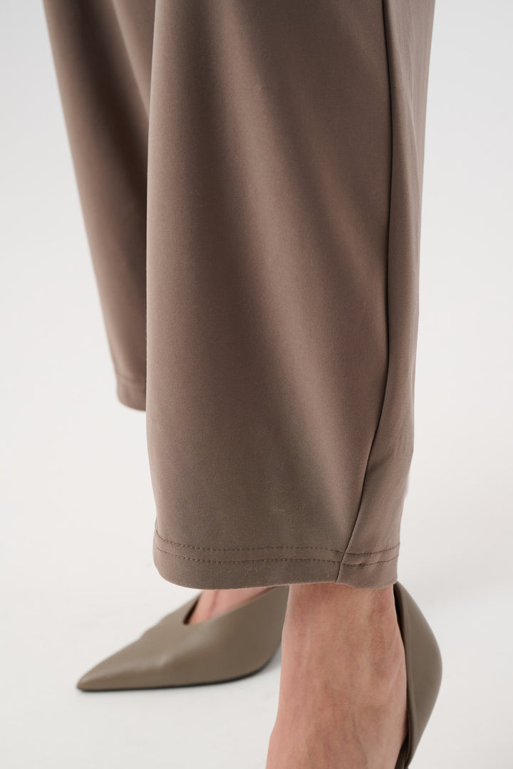 Melange Silky Knit Balloon Pull-On Pants Style 263217