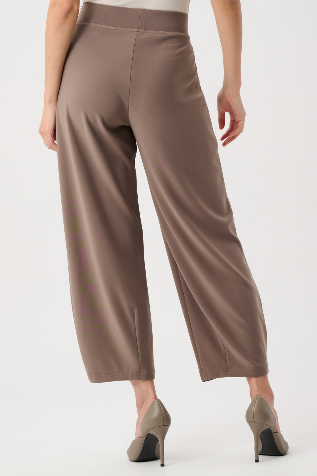 Melange Silky Knit Balloon Pull-On Pants Style 263217