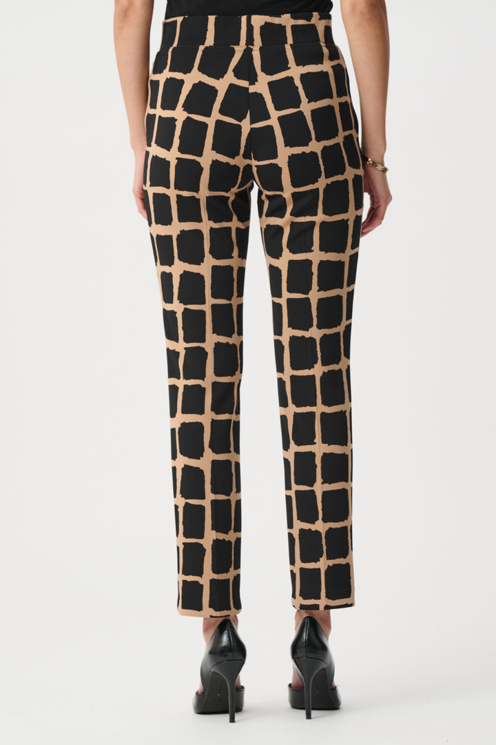 Silky Knit Abstract Print Pull-On Pants Style 263226