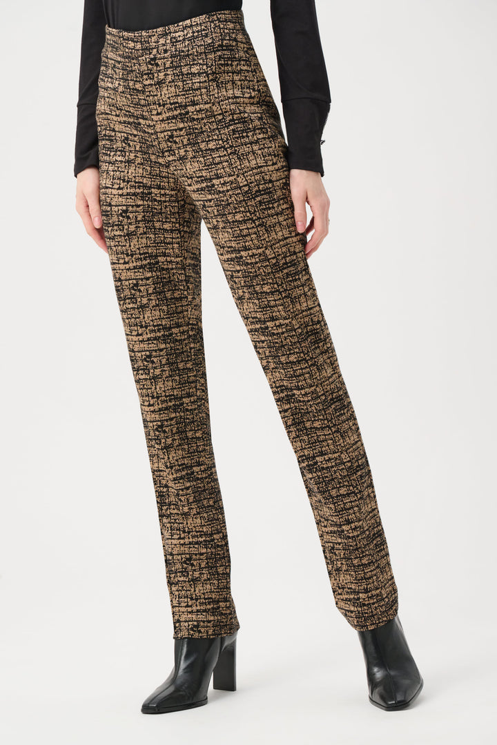 Abstract Jacquard Knit Pull-On Pants Style 263227