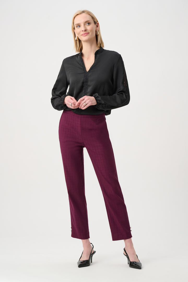 Recycled Satin Straight Top With Lace Style 263233