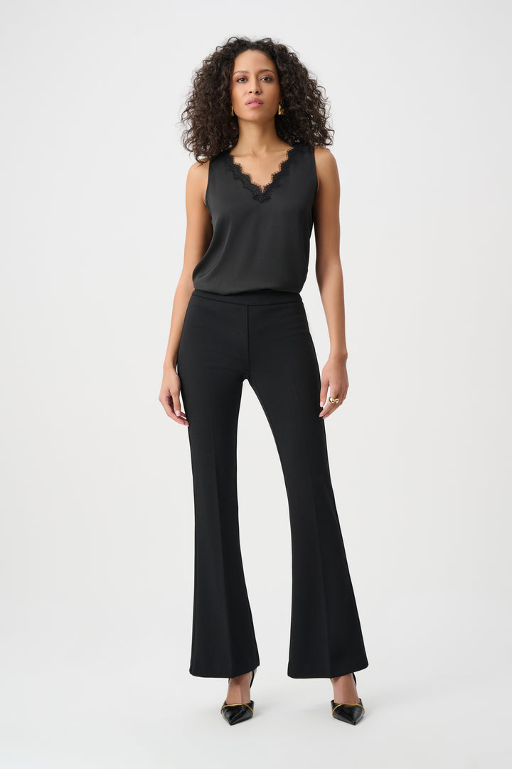 Scuba Crepe Flared Pull-On Pants Style 263234