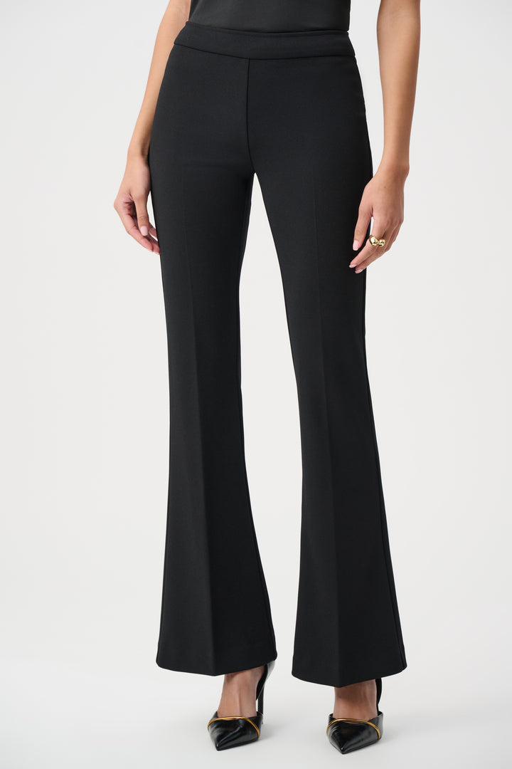 Scuba Crepe Flared Pull-On Pants Style 263234