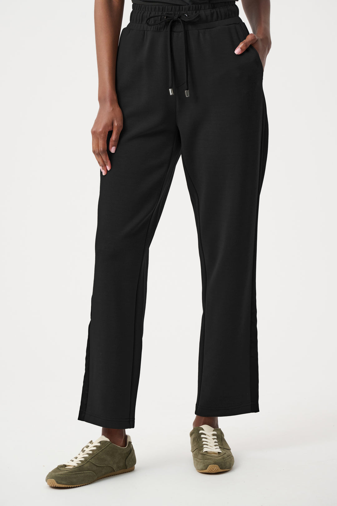 Scuba Jersey Straight Leg Pants Style 263623