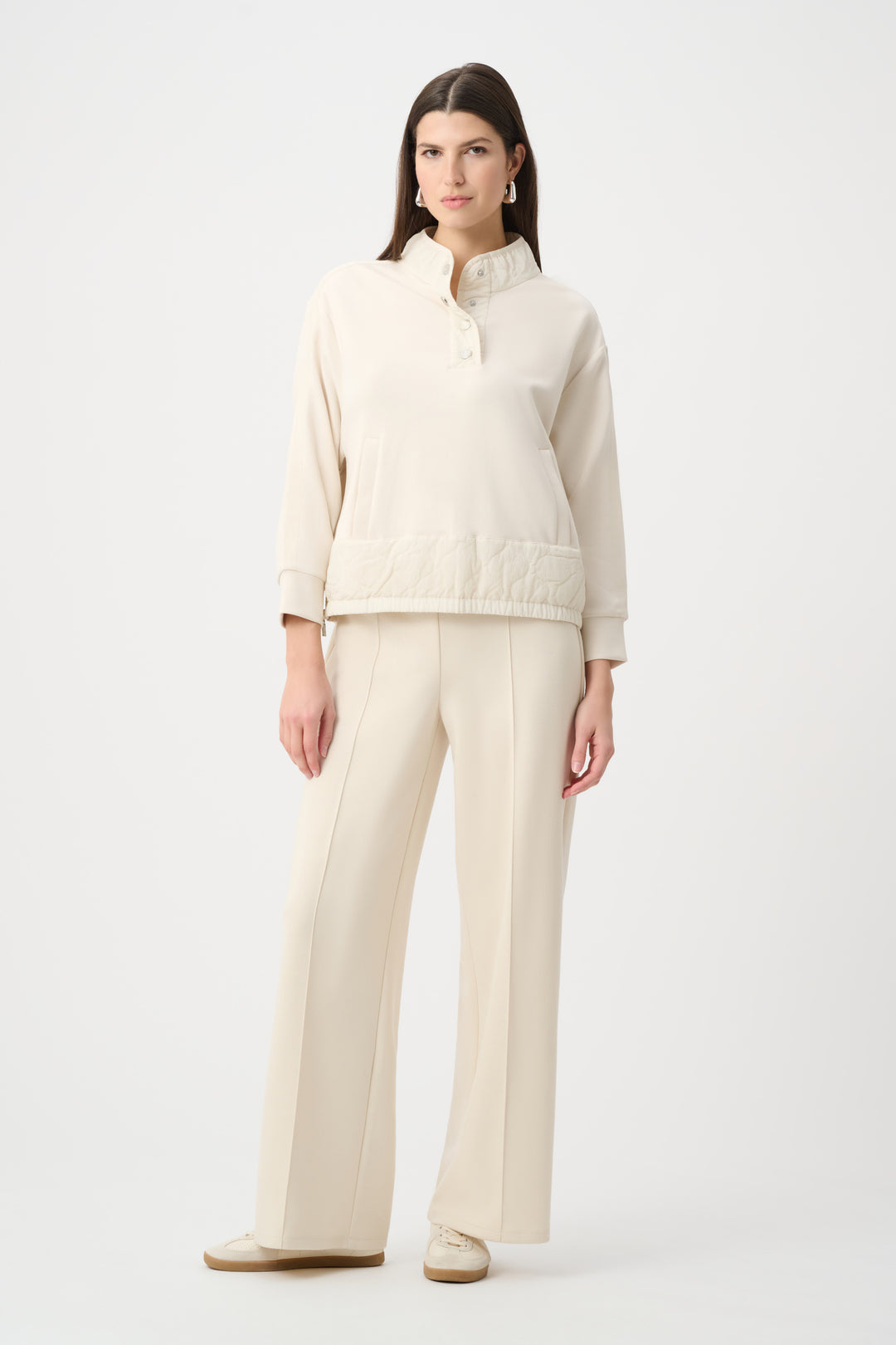 Scuba Jersey Funnel-Neck Jacket Style 263625