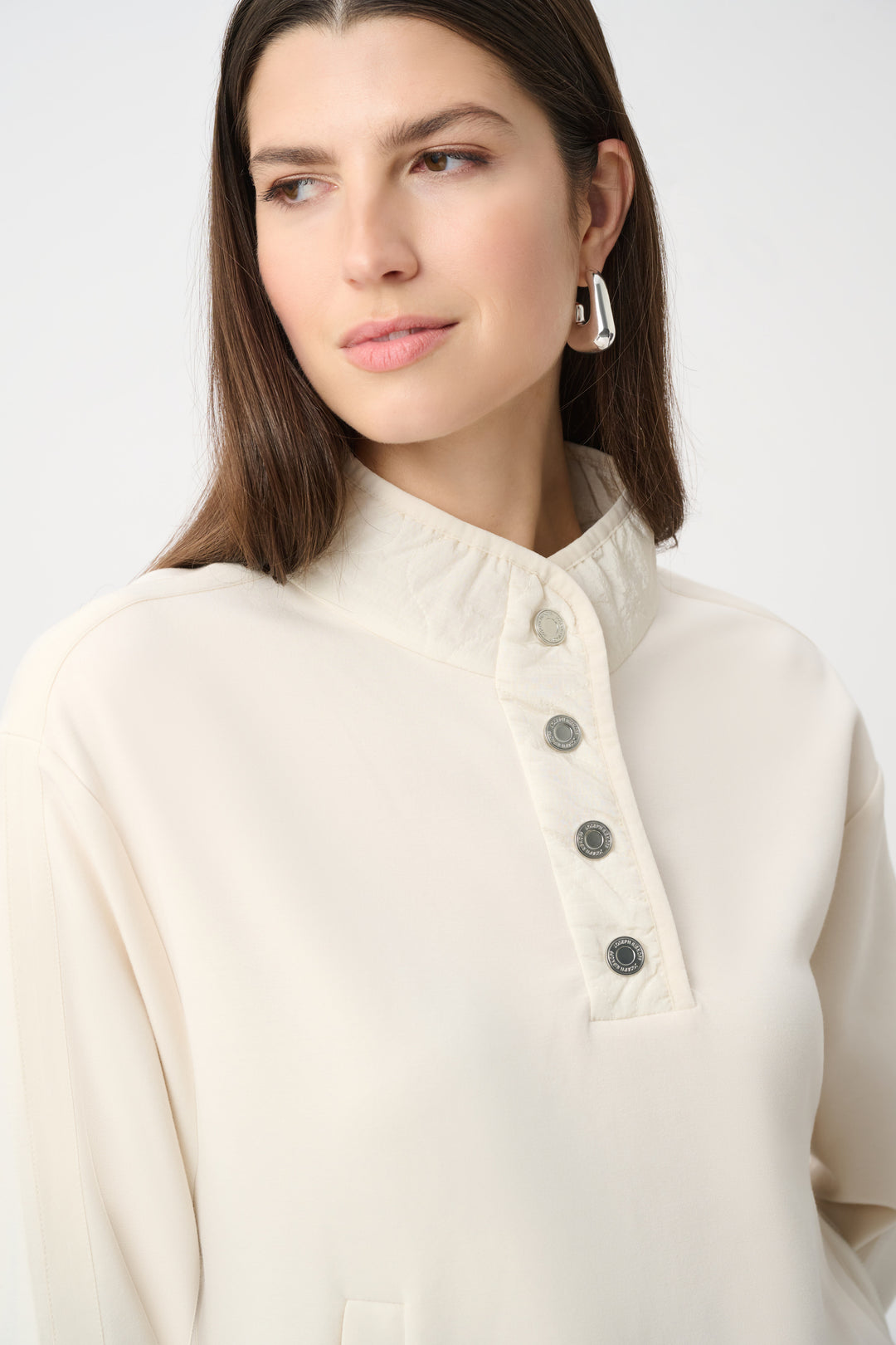 Scuba Jersey Funnel-Neck Jacket Style 263625
