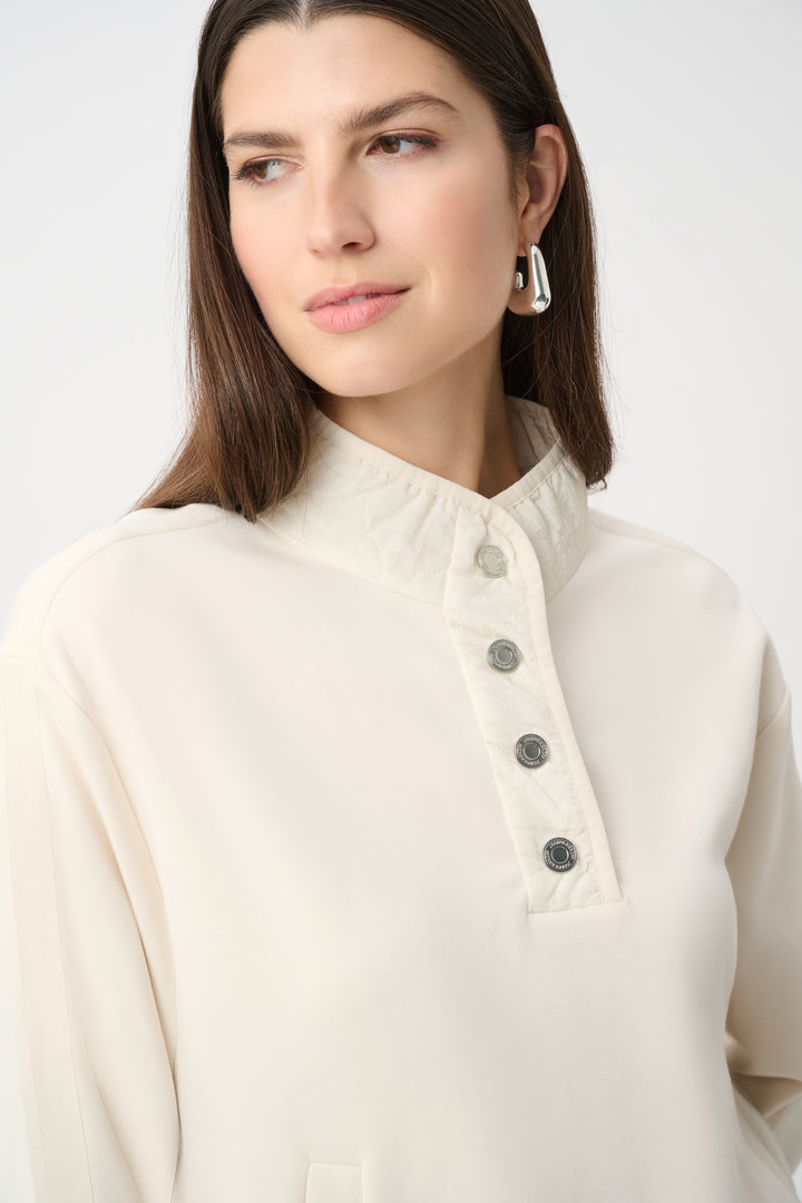 Scuba Jersey Funnel-Neck Jacket Style 263625