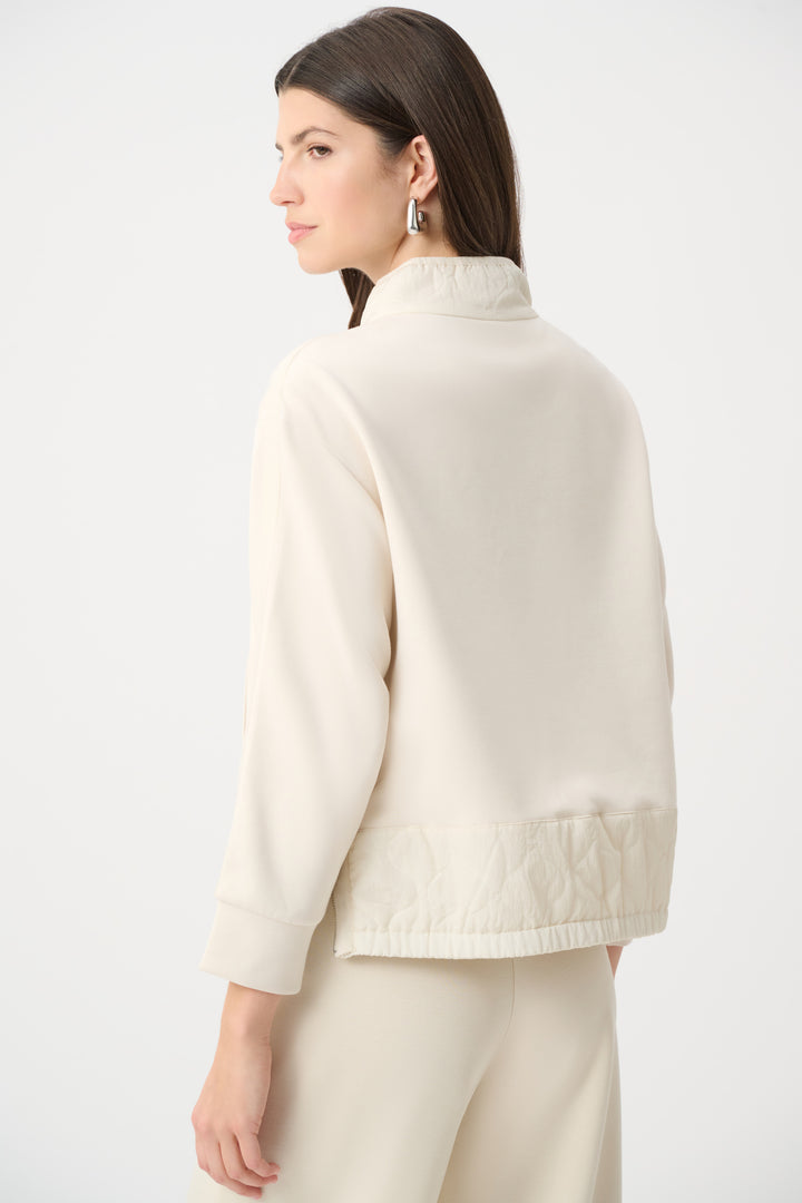 Scuba Jersey Funnel-Neck Jacket Style 263625