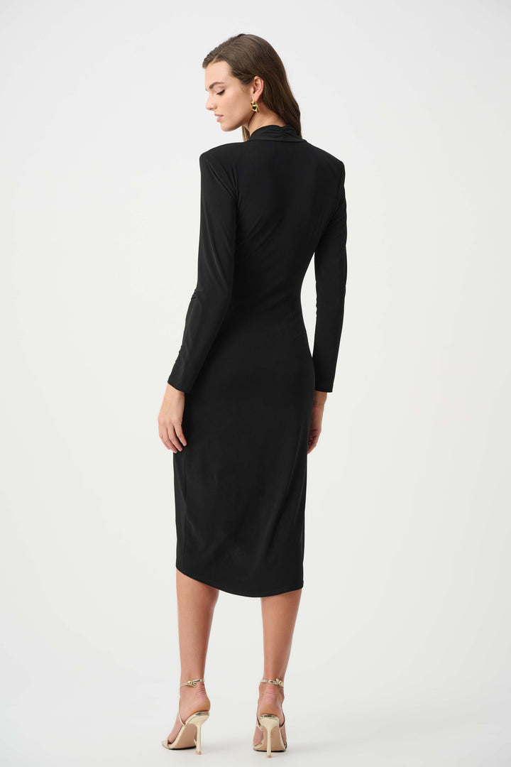 Silky Knit Sheath Wrap Dress Style 263709