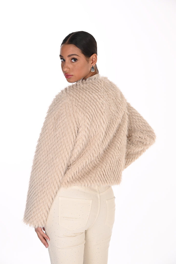 Frank Lyman Faux Fur Jacket 263709