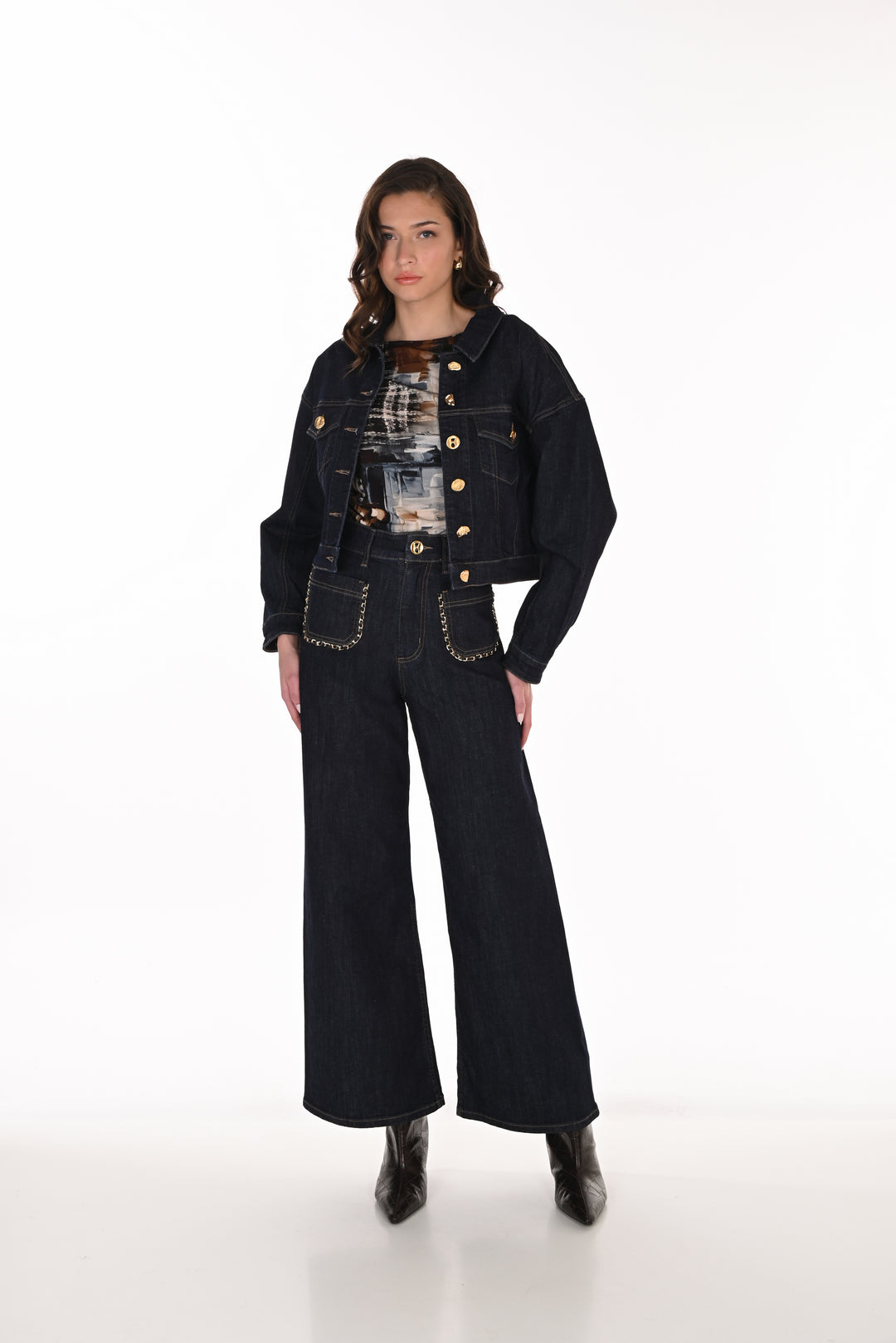 Frank Lyman Denim Pant 263733