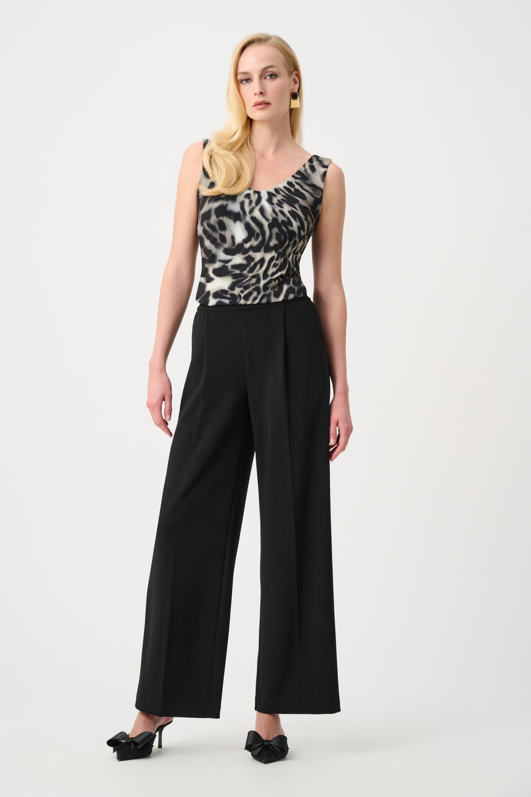 Silky Knit Animal Print Fitted Camisole Style 263762