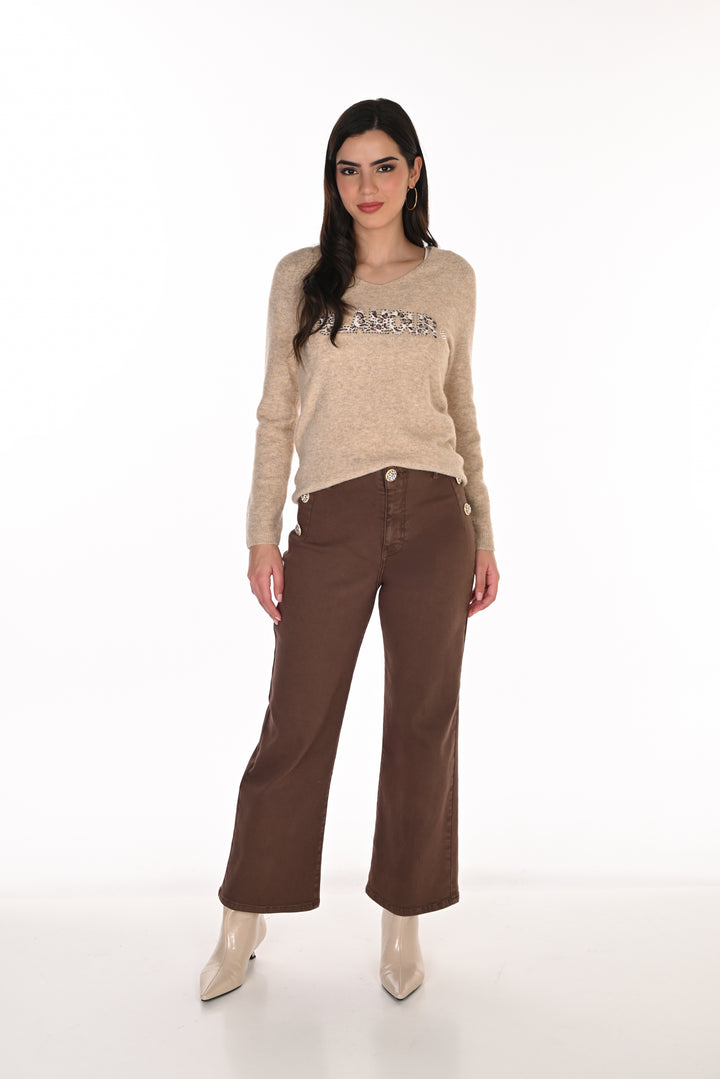 Frank Lyman Denim Pant 263789