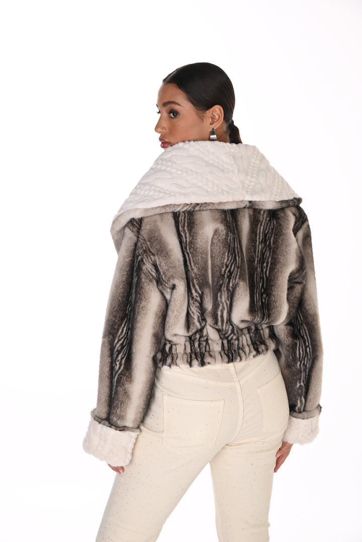 Frank Lyman Faux Fur Jacket 263799