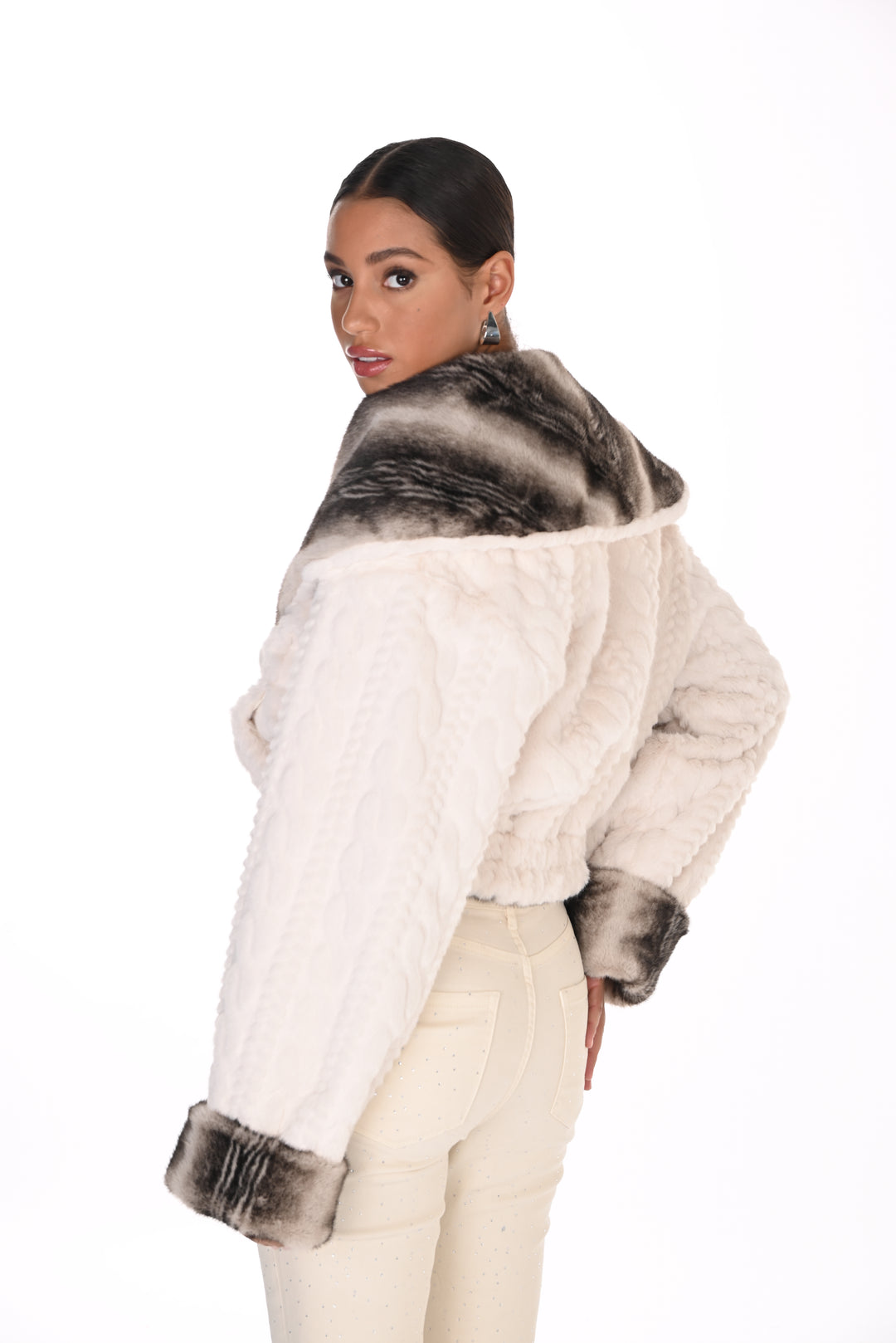 Frank Lyman Faux Fur Jacket 263799