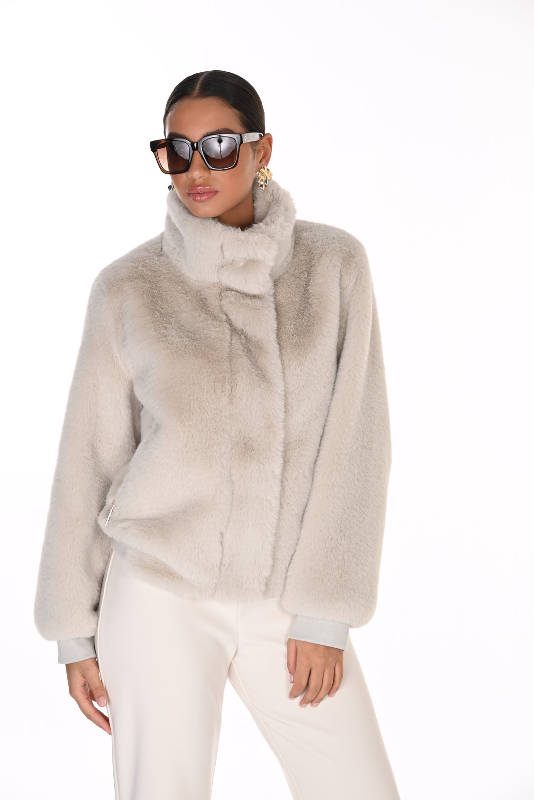 Frank Lyman Faux Fur Jacket 263800