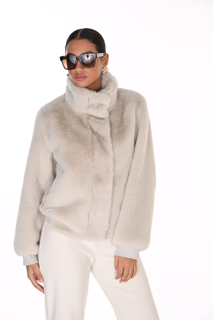 Frank Lyman Faux Fur Jacket 263800