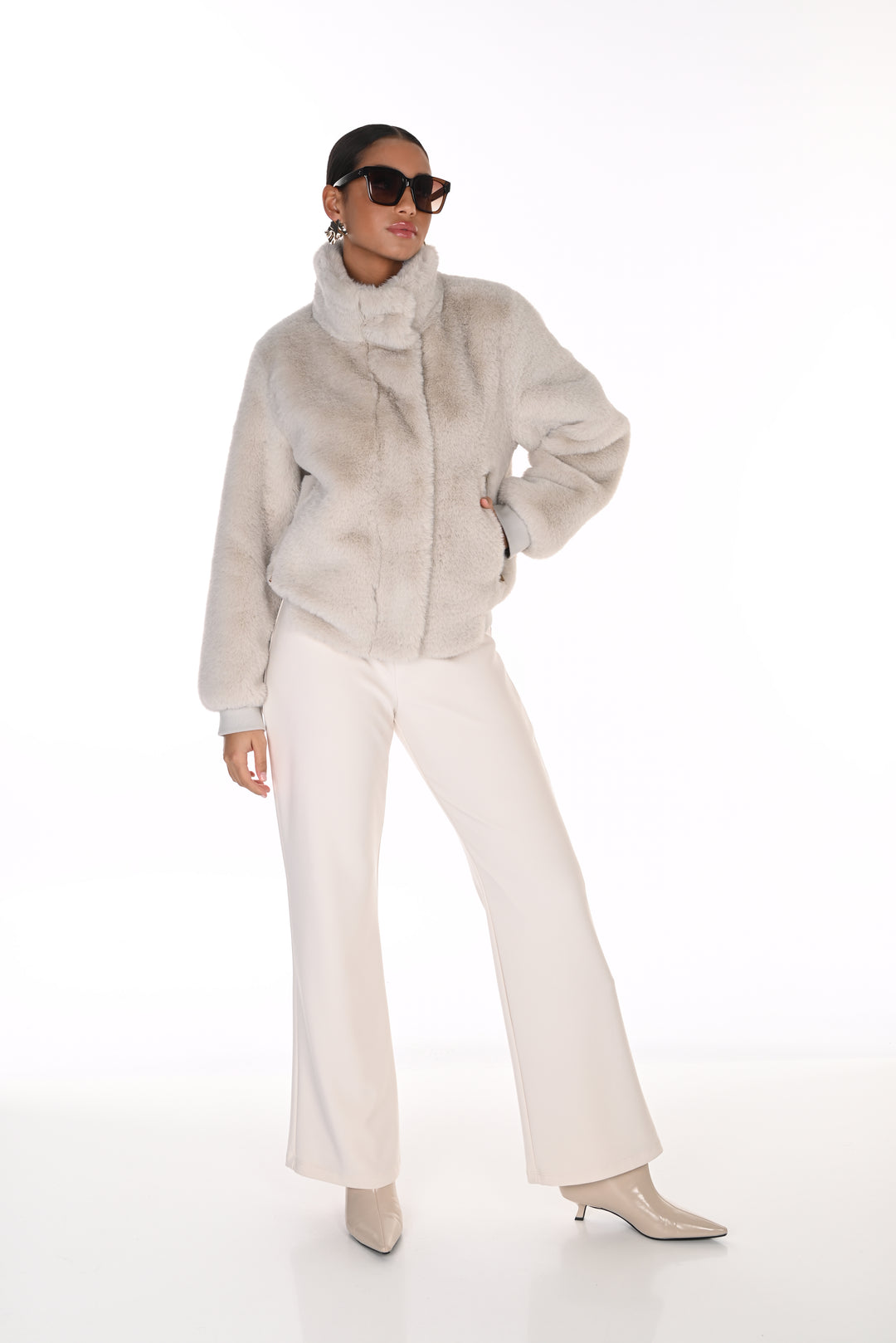 Frank Lyman Faux Fur Jacket 263800
