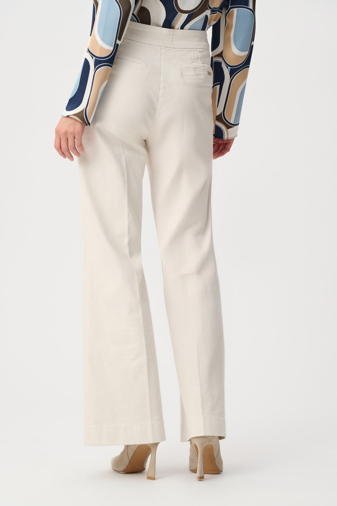 Chloe Stretch Denim High-Rise Wide Leg Jeans Style 263902