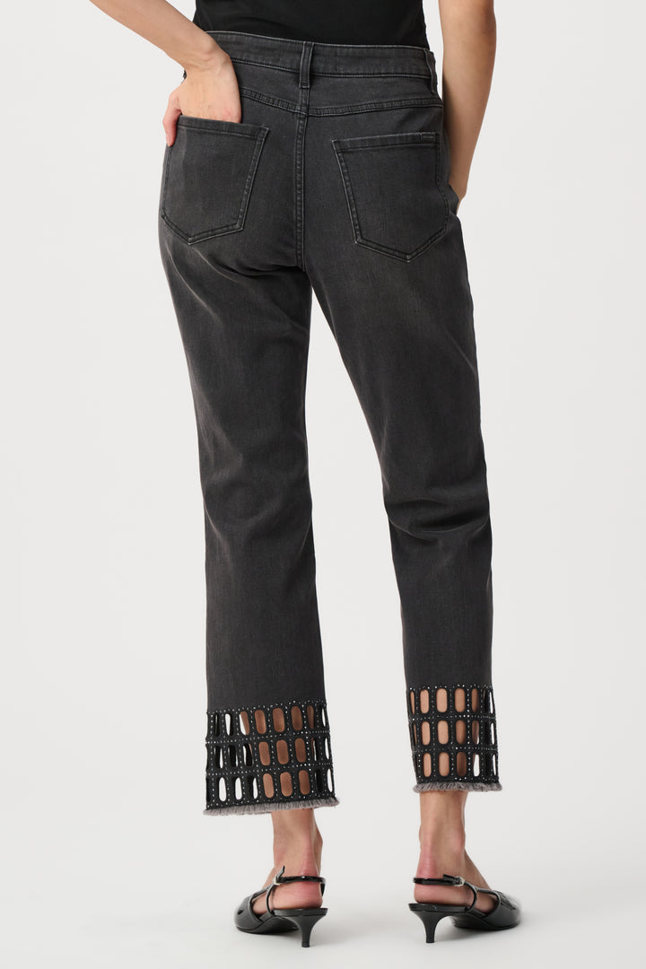 Repreve Denim Straight Classic Jeans With Rhinestone Detail Style 263905
