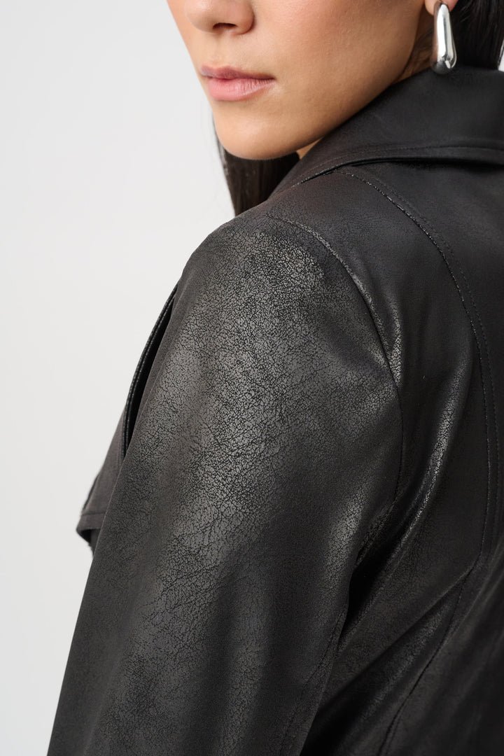 Foiled Knit Fitted Jacket Style 263908