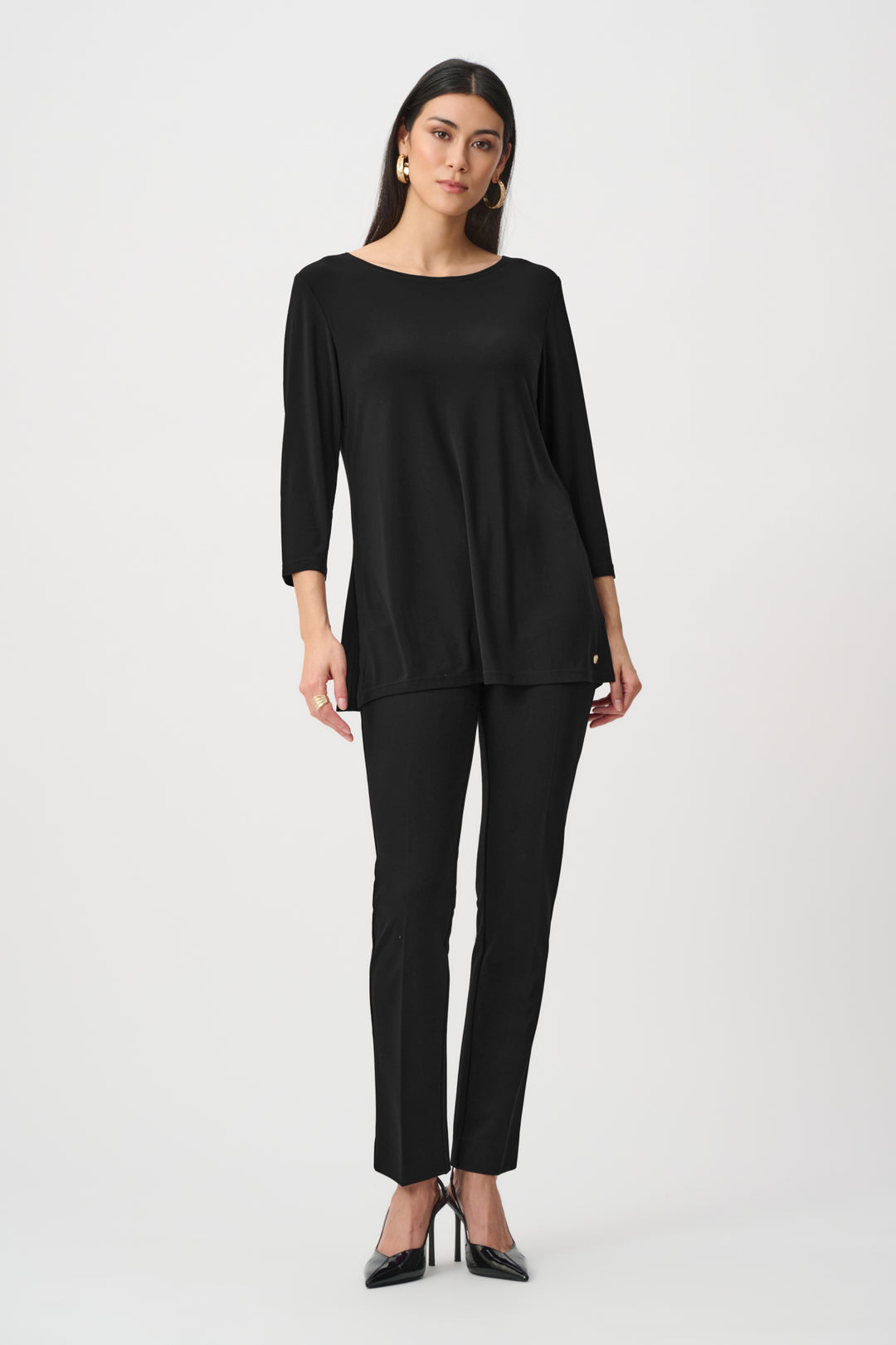 Silky Knit Straight Tunic Style 263926