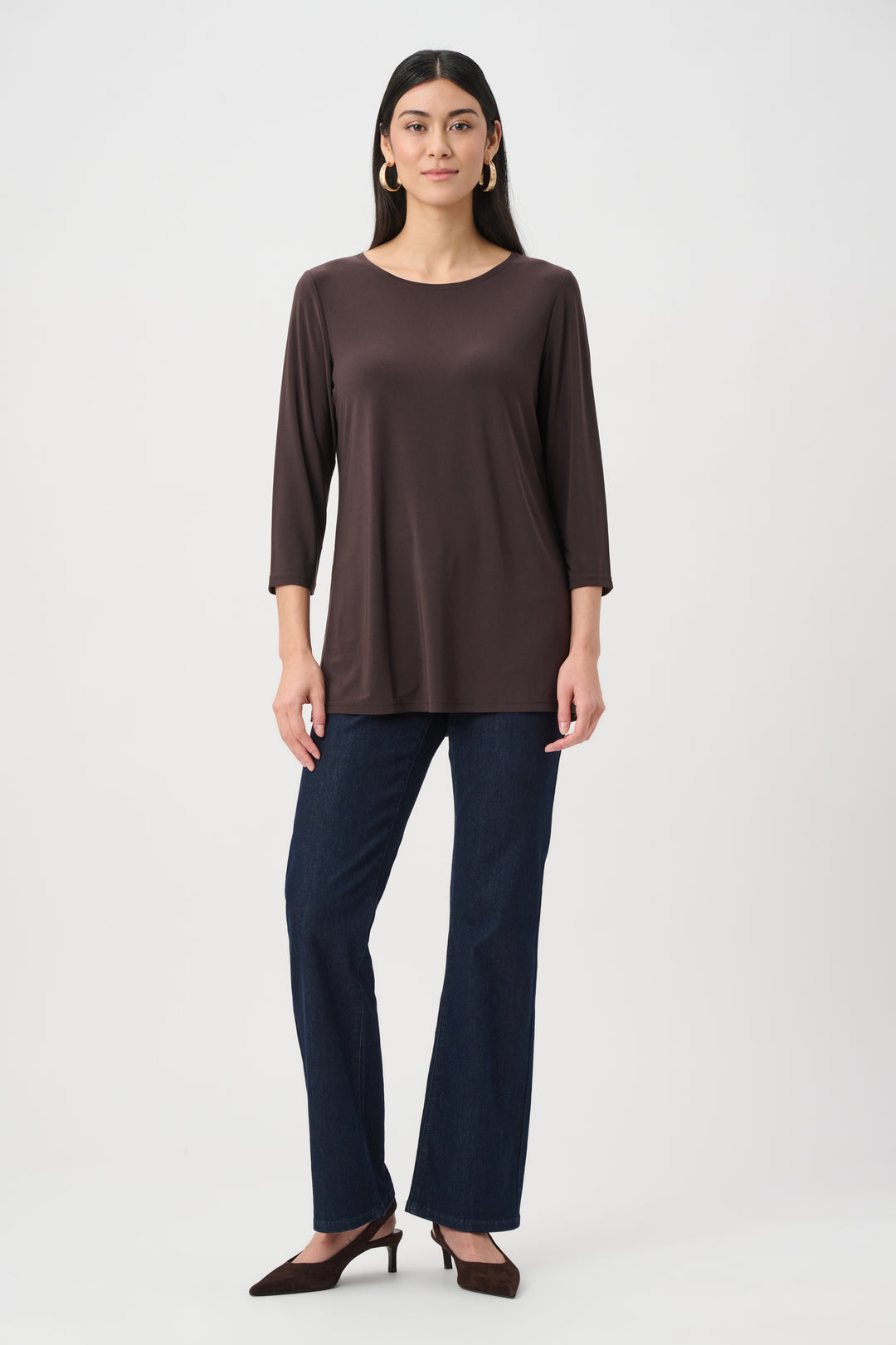 Silky Knit Straight Tunic Style 263926