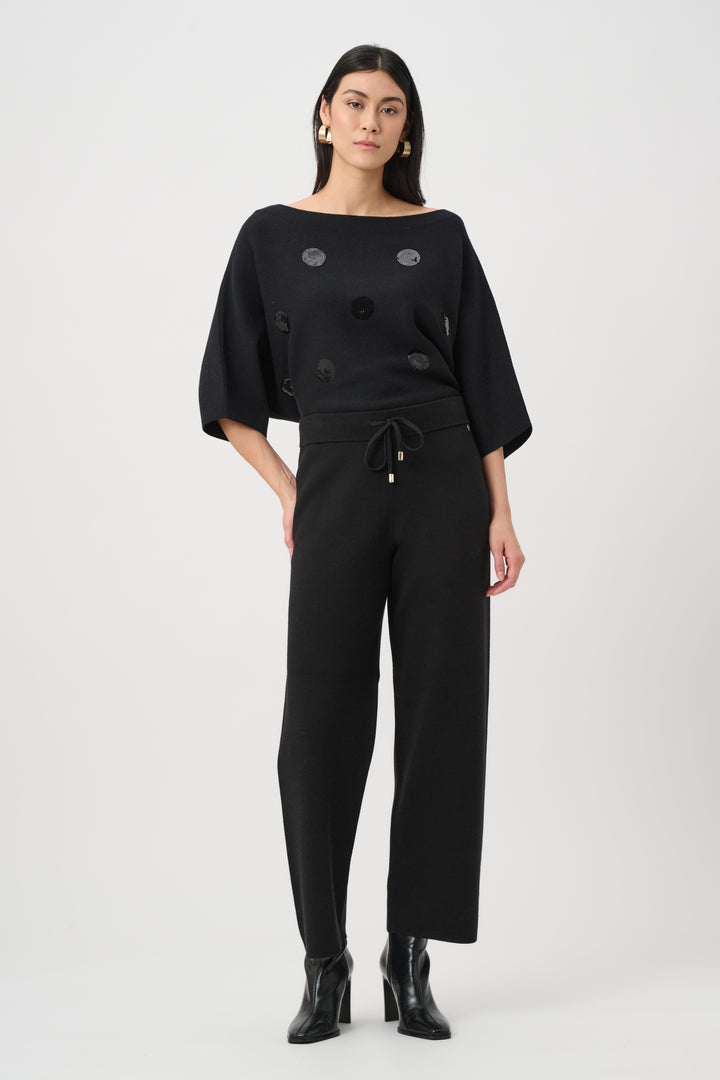 Brushed Viscose And Nylon Knit Pull-On Pants Style 263934