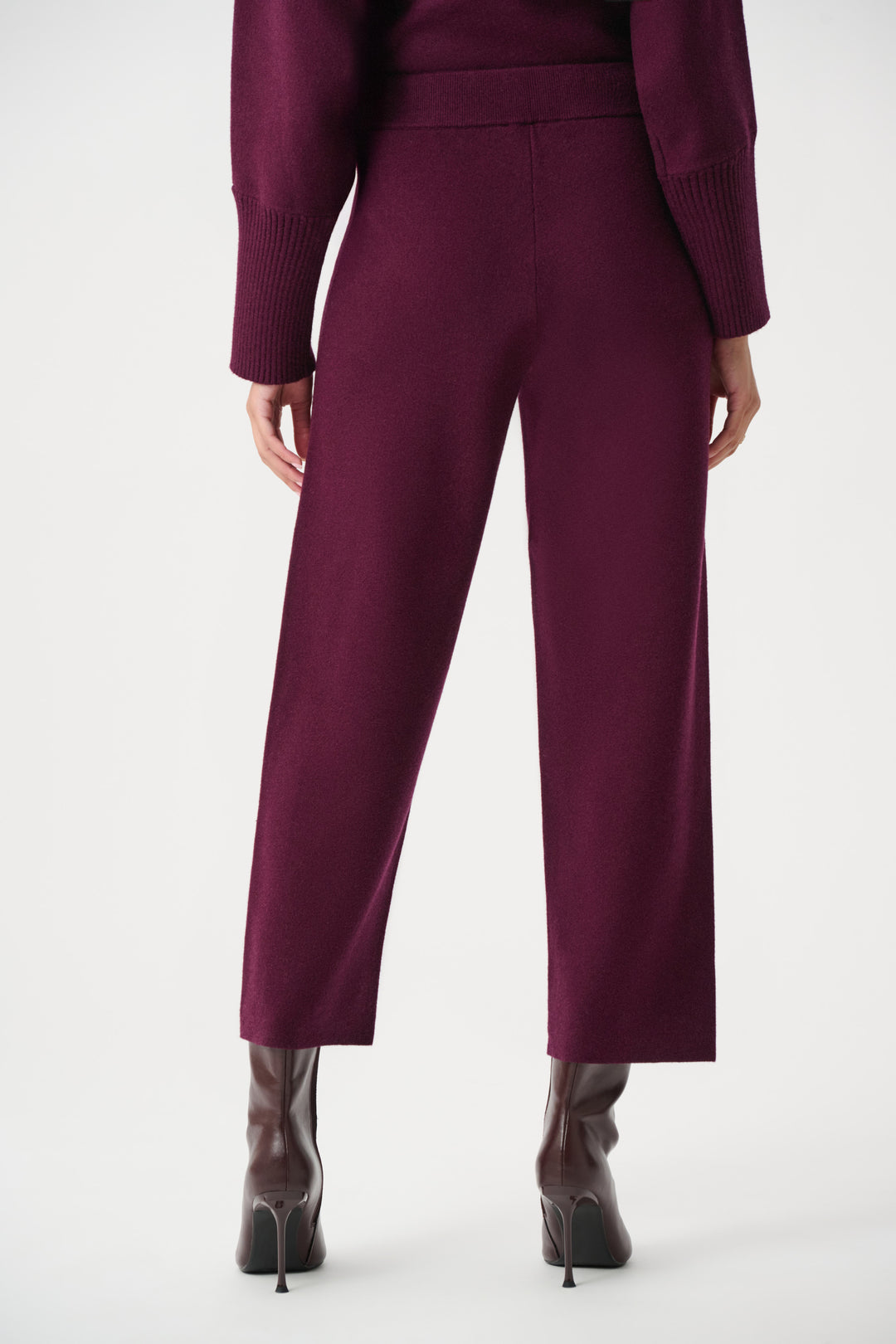 Brushed Viscose And Nylon Knit Pull-On Pants Style 263934